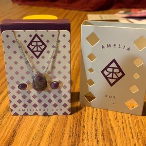 Amelia Rue Necklace and Earring Set